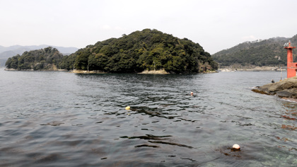 青島(亀山側から)