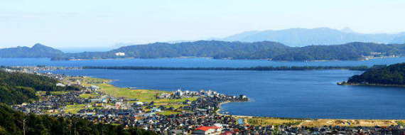 天橋立(板列山より)