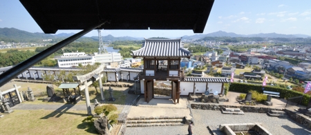 天守閣より