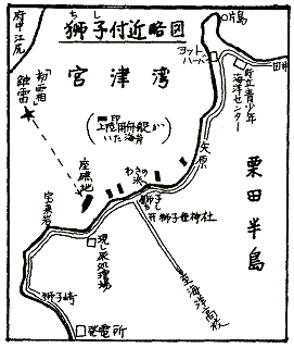 宮津空襲図