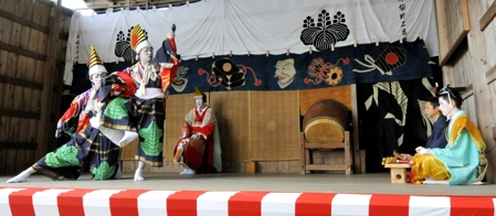 布袋野の三番叟(河上三神社)