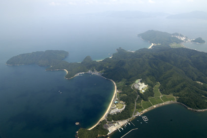 田井の航空写真